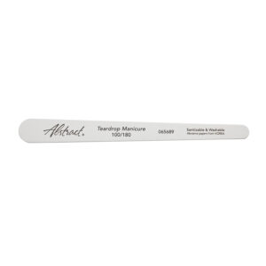 100/180 grit  (100pk) TEARDROP MANICURE File, Abstract | 103462